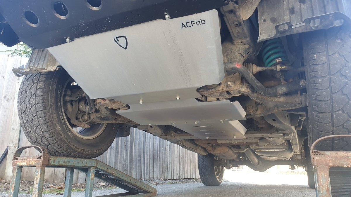 AC Fab Nissan Navara D40 Bash Plates Spanish and Thai build - NZ Offroader