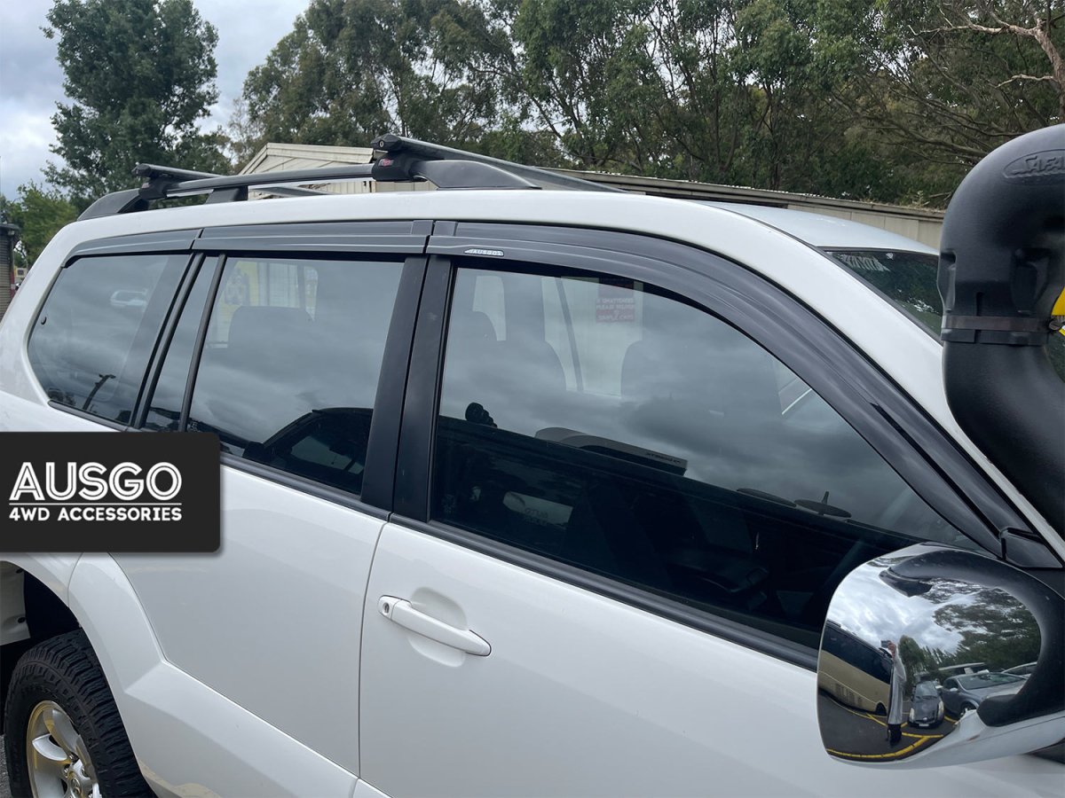 AUSGO Toyota Land Cruiser Prado 120 Series 2003 - 2009 Injection Monsoon Weather Shields - NZ Offroader