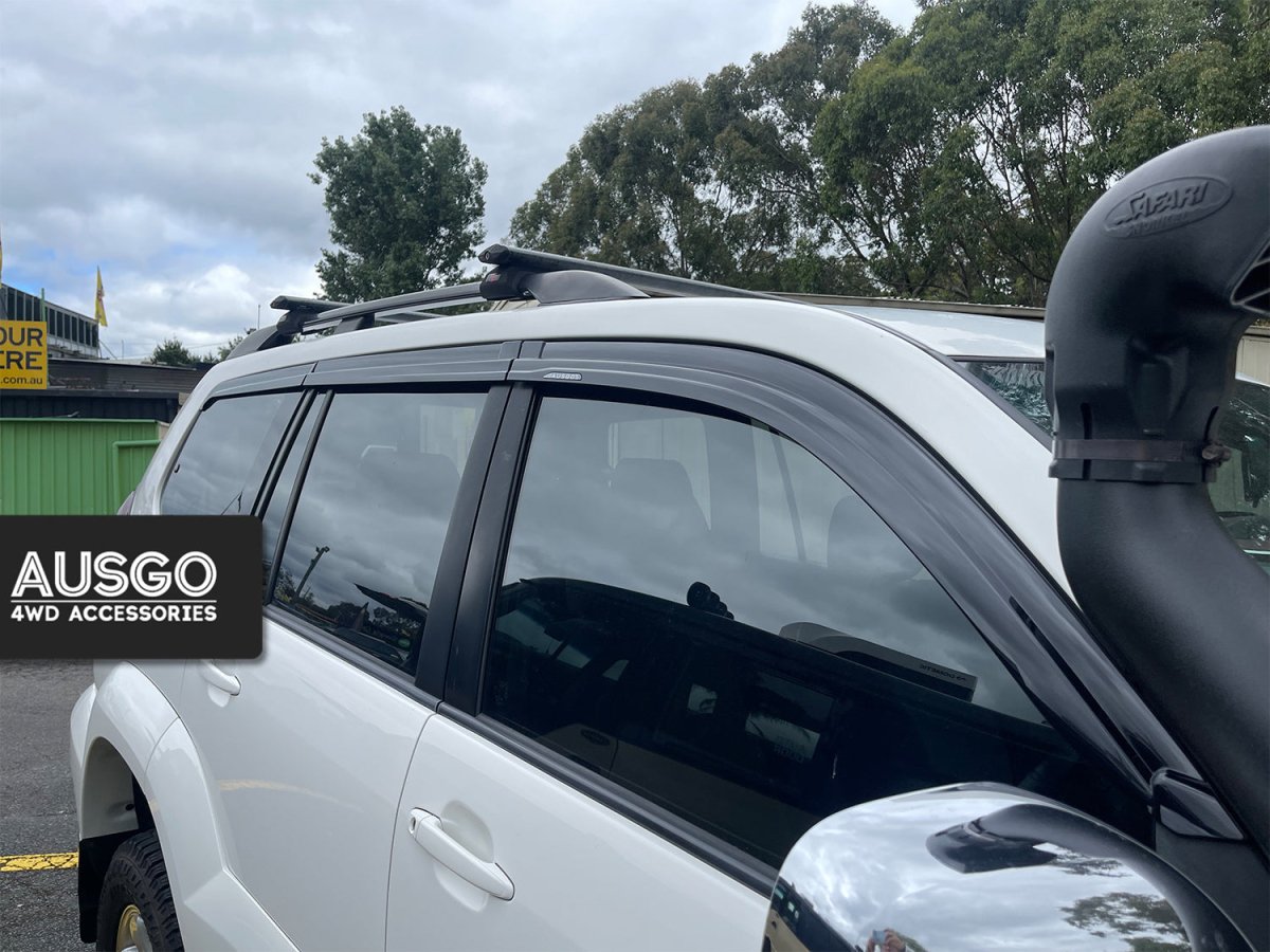 AUSGO Toyota Land Cruiser Prado 120 Series 2003 - 2009 Injection Monsoon Weather Shields - NZ Offroader