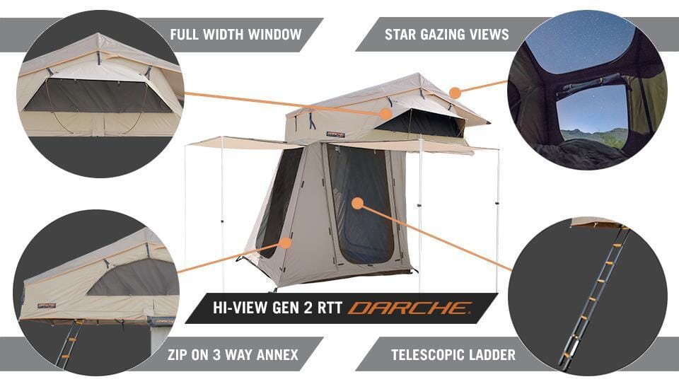 Darche HI VIEW 1400 Roof Top Tent - NZ Offroader