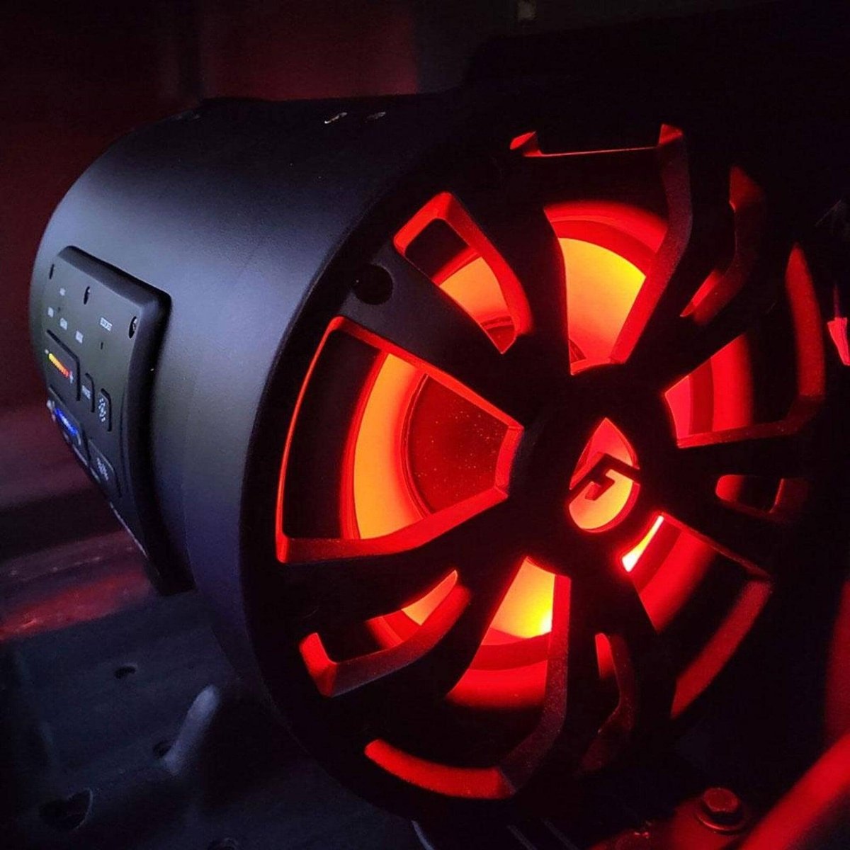 ECOXGEAR SoundExtreme ES08 powersports sealed powered 8-inch subwoofer tube with built in 500-watt amplifier - NZ Offroader