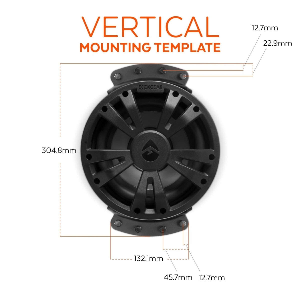 ECOXGEAR SoundExtreme ES08 powersports sealed powered 8-inch subwoofer tube with built in 500-watt amplifier - NZ Offroader