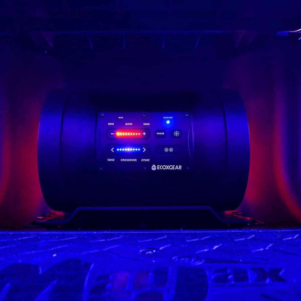 ECOXGEAR SoundExtreme ES08 powersports sealed powered 8-inch subwoofer tube with built in 500-watt amplifier - NZ Offroader