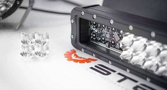 STEDI 8 Inch ST4K 12 LED Double Row Light Bar - NZ Offroader