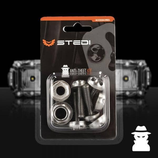 STEDI Anti-Theft Kit For The ST4K & ST3301 LED Light Bar Side Brackets - NZ Offroader