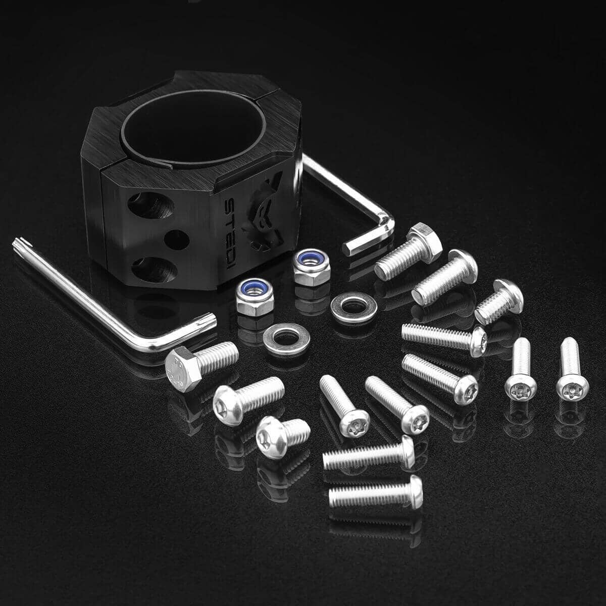 STEDI Hex Bull Bar Tube Mounting Brackets - NZ Offroader